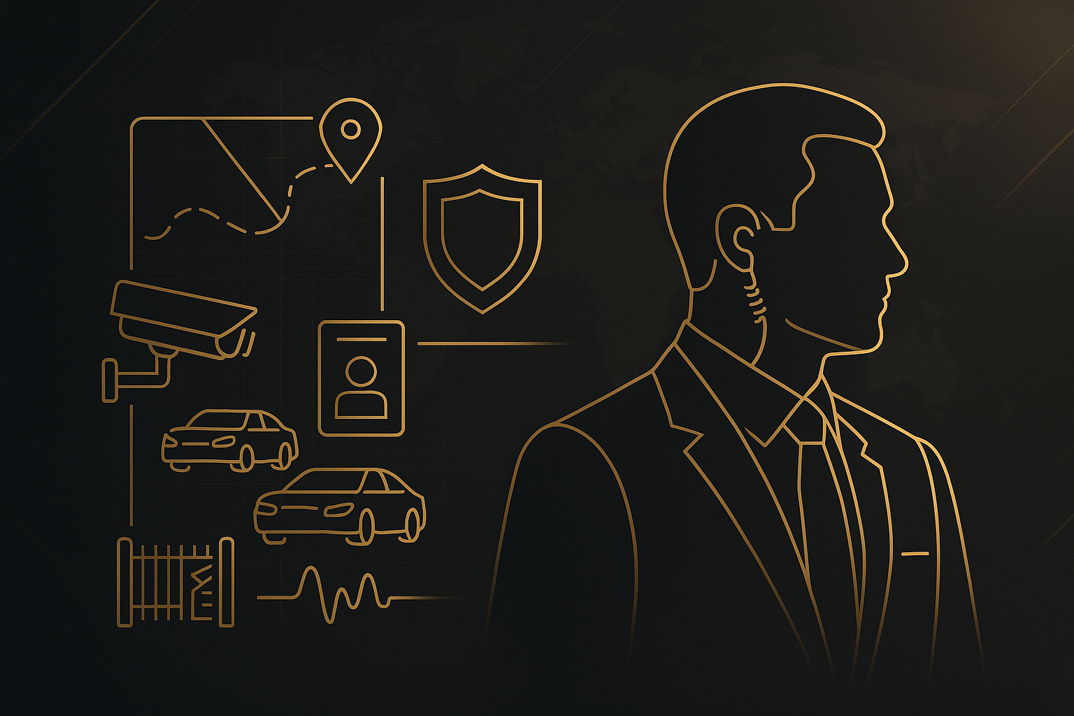 Protective team in operation